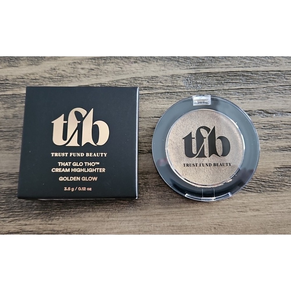 Trust Fund Beauty • That Glo Tho Cream Highlighter In Golden Glow 0.12 oz • NIB